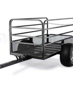 PLANTCRAFT Towed Steel Mesh Dump Cart Garden ATV Mower Trailer Tray 1250lbs