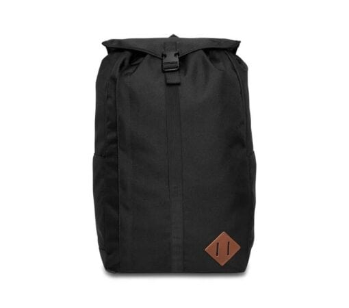Unisex Heritage Flap Backpack Black
