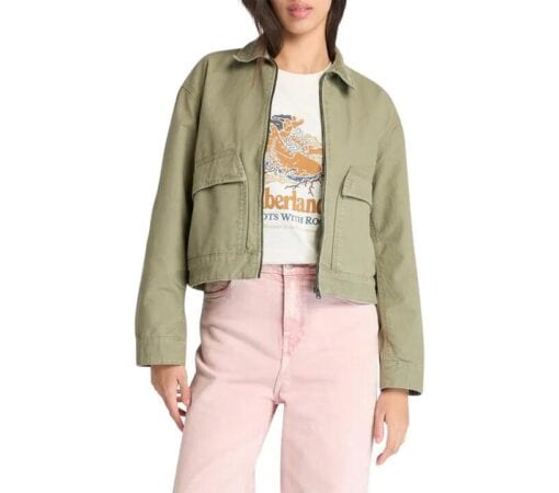 Women's Strafford Washed Canvas Jacket Green