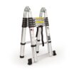 BULLET 3.8m Multipurpose Telescopic Folding Ladder Aluminium Alloy Extension Steps AU