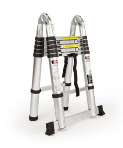 BULLET 3.8m Multipurpose Telescopic Folding Ladder Aluminium Alloy Extension Steps AU