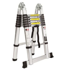 BULLET 4.4m Multipurpose Aluminium Telescopic Folding Ladder Alloy Extension Steps