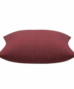 Elements Deep Red Solid Base Colour Cushion Cover