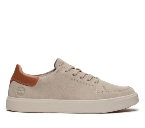 Men's Emerson Street Low Lace-Up Sneaker Beige 7 US Mens