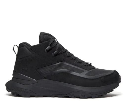Men's Motion Access Mid Lace-Up Waterproof Sneaker Black 8 US Mens