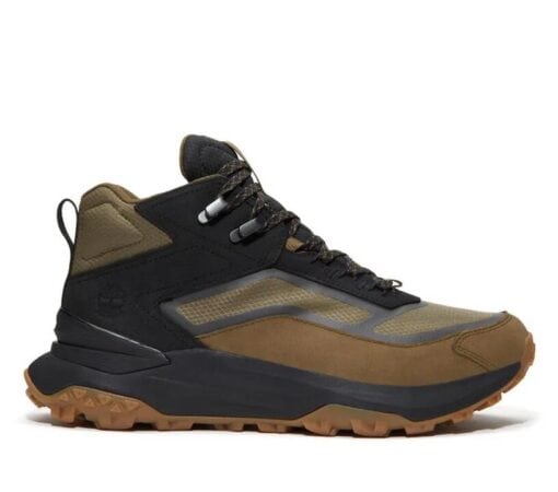 Men's Motion Access Mid Lace-Up Waterproof Sneaker Brown 7 US Mens