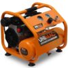 UNIMAC 1.5HP 6L Silent Oil-Free Portable Electric Air Compressor, for Airtools, Tyre Inflation