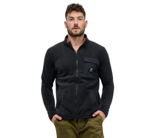 Unisex Full Zip Fleece Black