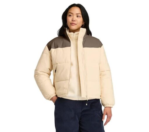 Welch Mountain Synthetic Insulated Puffer Jacket Beige