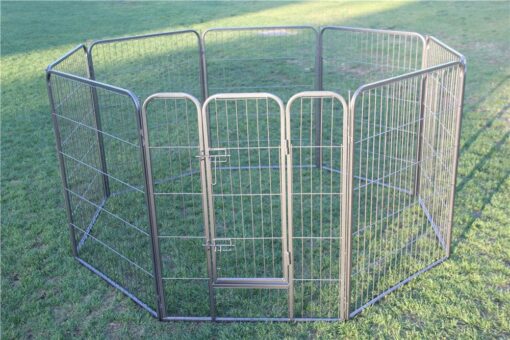 100 cm Heavy Duty Pet Dog Cat Puppy Rabbit Exercise Playpen Fence