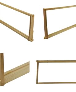 20x Deep Beehive Frames Wood Bee Hive Unassembled Brood Box Frame Beekeeping
