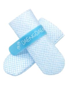 28pc X Dog Shoes Waterproof Disposable Boots Anti-Slip Pet Socks S BLUE