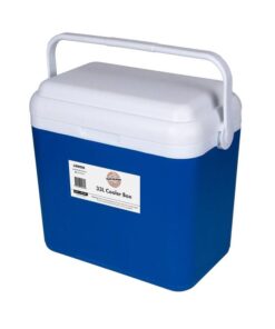 33L Portable Cooler Box Ice Chest for Picnic, Camping, Fishing, Caravan