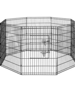 36" 8 Panel Pet Dog Playpen Puppy Exercise Cage Enclosure Fence Play Pen