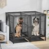 52 XXXL Heavy Duty Dog Cage Large Breed Kennel on Wheels