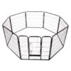 8 Panel Heavy Duty Pet Dog Playpen Puppy Exercise Fence Enclosure Cage