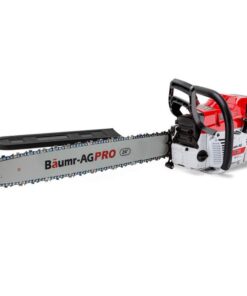 BAUMR-AG Commercial Petrol Chainsaw E-Start 24" Bar Chain Saw Top Handle Tree Pruning
