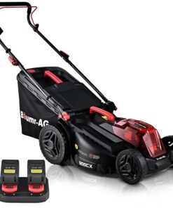Baumr-AG 500CX 40V SYNC 17" Cordless Lawn Mower Kit, Fast Charger, 2 x 4Ah Battery, 5 Stage Height Adjustment