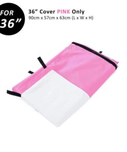 Cage Cover Enclosure for Wire Dog Cage Crate 36in PINK