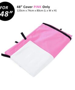 Cage Cover Enclosure for Wire Dog Cage Crate 48in PINK