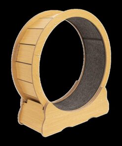 Cat Running Wheel w/ Carpet Runway Cat Exercise Wheel for Fitness Cat Treadmill
