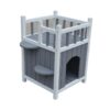 Cat Shelter Condo with Escape Door Rabbit Kitty Dog House Cave