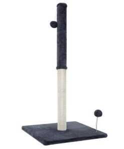 Cat Tree 105cm Scratching Post Scratcher Tower Condo House Hanging toys Grey