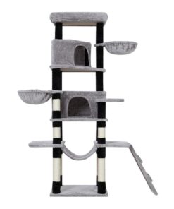 Cat Tree 161cm Tower Scratching Post Scratcher Wood Condo House Play Bed