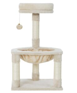 Cat Tree 69cm Scratching Post Tower Scratcher Wood Condo Toys House Bed