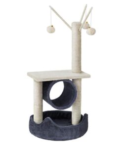 Cat Tree 76cm Scratching Post Tower Scratcher Condo House Hanging toys
