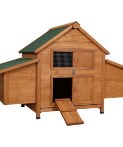 Chicken Coop Rabbit Hutch 150cm x 68cm x 96cm Large Chicken Coop House Run Cage Wooden