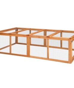 Chicken Coop Rabbit Hutch 180cm Extra Large Wooden Chicken House Run XL Hen Cage