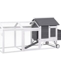 Chicken Coop Rabbit Hutch Extra Large Wooden Run Bunny Cage House Outdoor