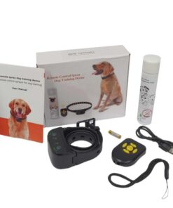 Dog Bark Collar - Automatic + Remote Citronella Rechargeable Mist Spray Training