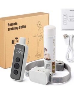 Dog Bark Collar - Rechargeable Remote Citronella Mist Spray Trainer