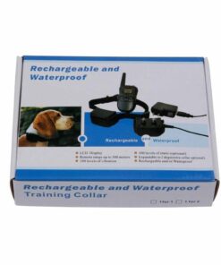 Dog Bark Collar - Vibration Sound Remote Control Rechargeable LCD Training Aid