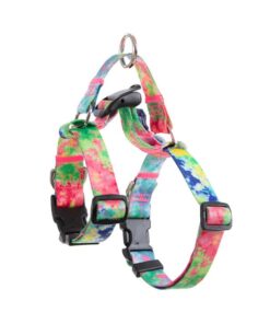 Dog Double-Lined Straps Harness Adjustable M SWEET GREEN