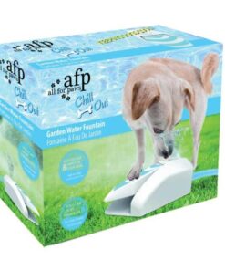 Dog Drinking Water Fountain Outdoor AFP Garden Push On Pet Sprinkler Dispenser
