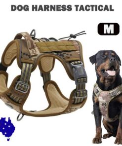 Dog Harness Tactical No Pull Adjustable Pet Military Working Training Vest M