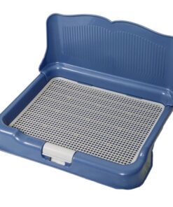 Dog Pet Potty Tray Training Toilet Detachable Wall T2 BLUE