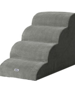 Dog Ramp Steps Foam 4 Tier Pet Stairs For Bed Sofa Car Portable Indoor