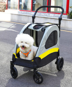 Dog Stroller Foldable Pet Travel Cart M Size