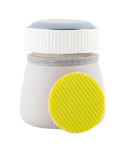 Fish Tank Corner Moss Magnet Scraper Glass Algae Cleaner Magnetic Scrubber GREY
