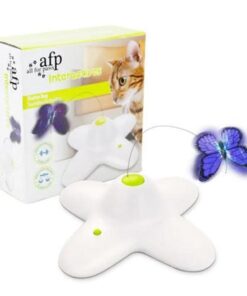 Flutter Bug Butterfly Cat Toy - Interactive Teaser Pet Kitty Play - All for Paws
