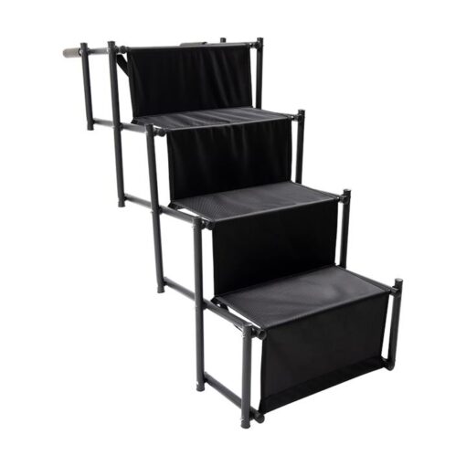 Folding Pet Dog Car Boot Access Steps Ladder Stairs Strong Lightweight