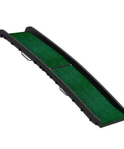 Furtastic Foldable Dog Ramp with Poly-Grass Grip Surface Non-Slip UV Protection