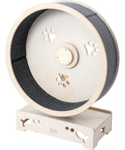 HONEYPOTCAT Fit & Fun Active Runner Wood Cat Wheel - Flex 93cm