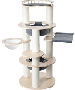 HONEYPOTCAT Harmony Wood Cat Tower - 168cm