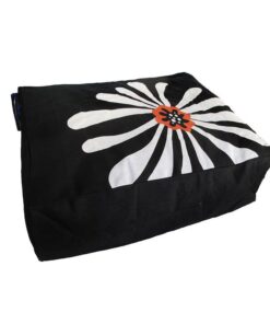 Heavy Duty Pure Cotton Pet Dog Bed Cover Small Black