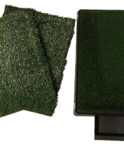 Indoor Dog Toilet Grass Potty Training Mat Loo Pad pad with 3 grass